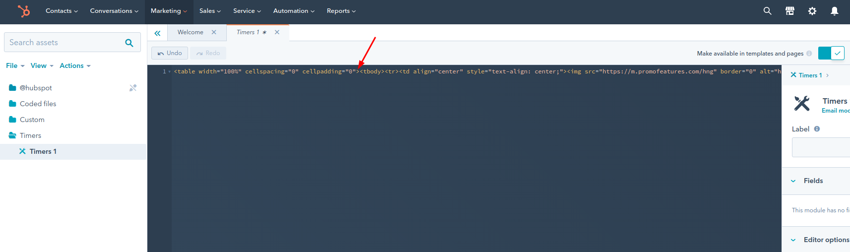 Paste Countdown timer for email