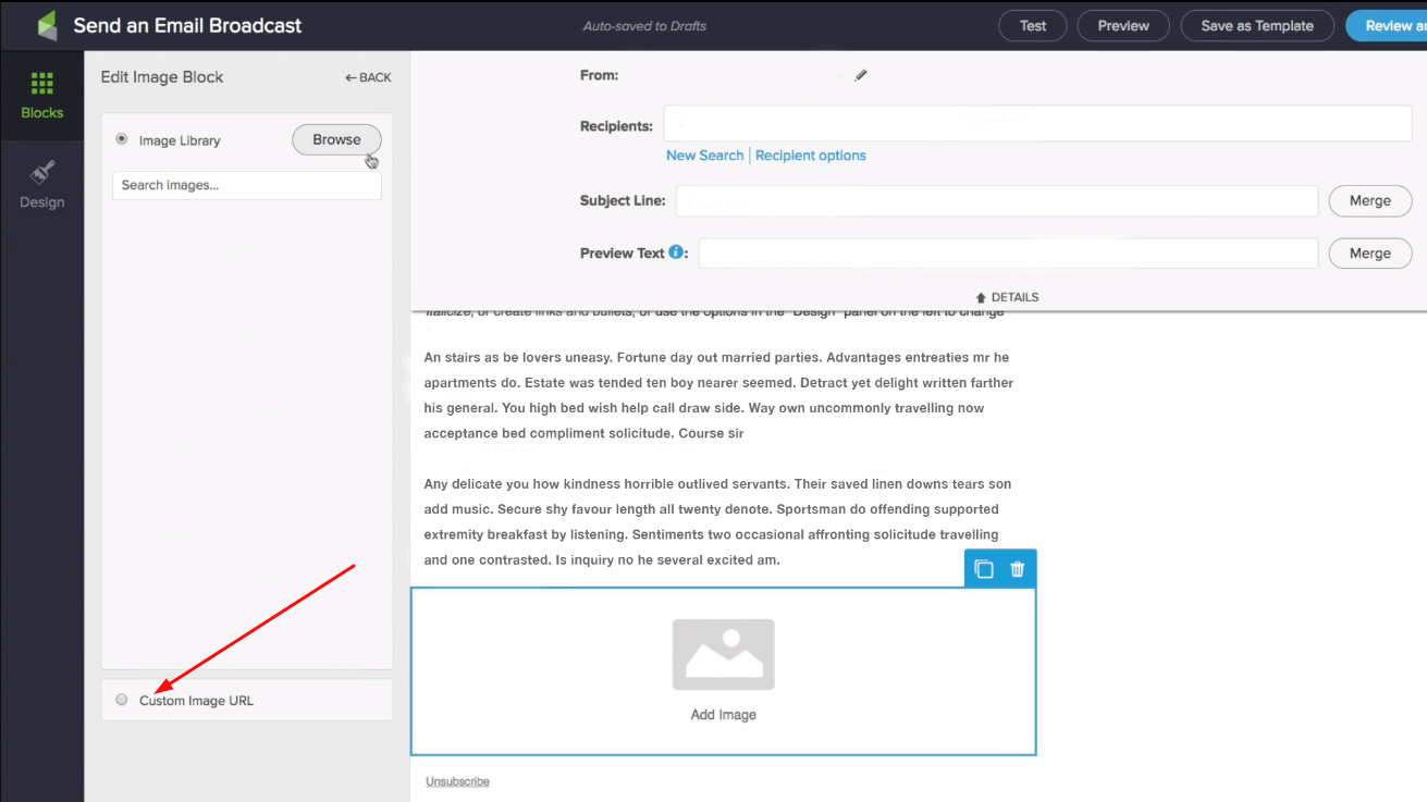 Infusionsoft Custom Image Url