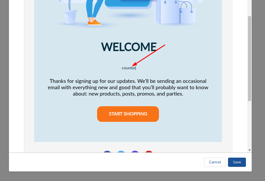 Salesforce email editor