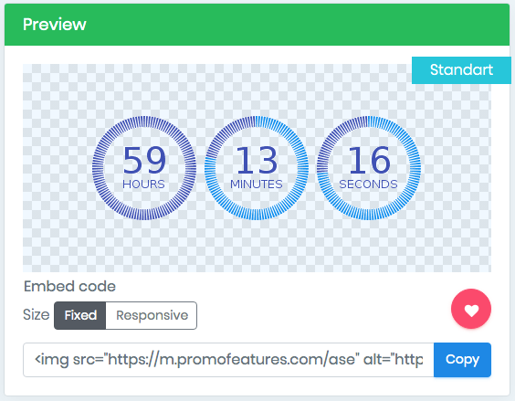 Email countdown timer