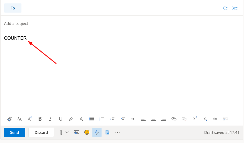 Outlook Editor