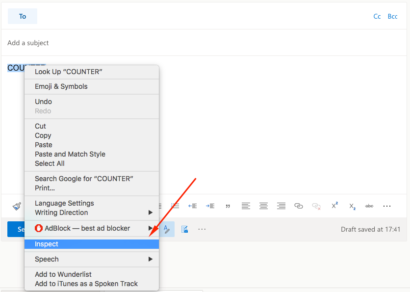 Outlook Editor