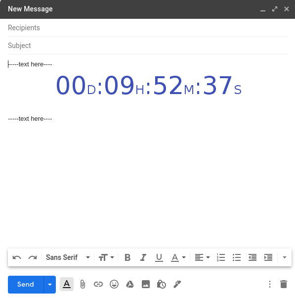PromoFeatures Countdown Timers Chrome Extension