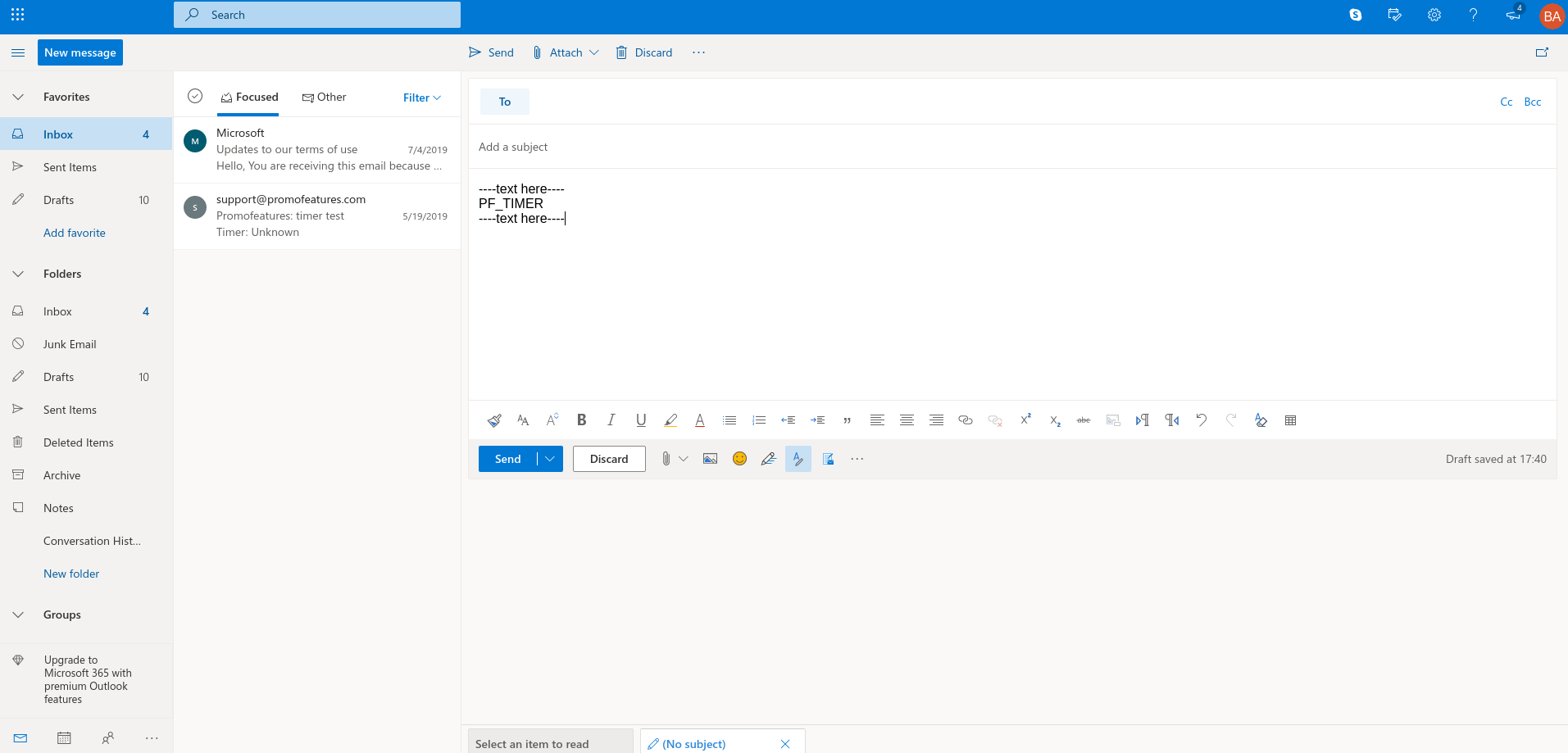 PromoFeatures Countdown Timers Chrome Extension