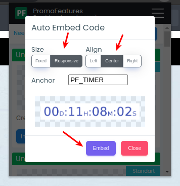 PromoFeatures Countdown Timers Chrome Extension