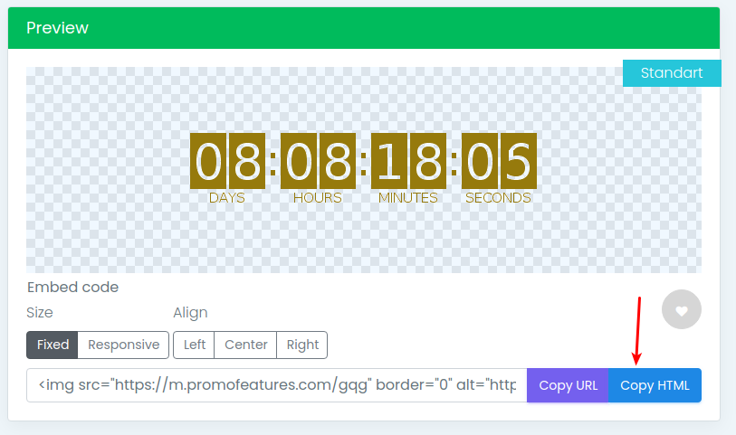 PromoFeatures account