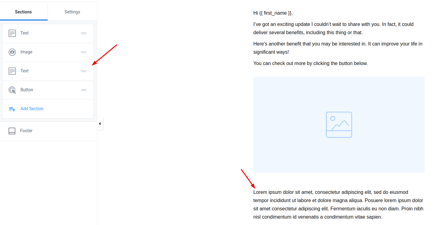 Kajabi Email editor