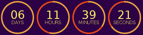 Countdown timer for web page