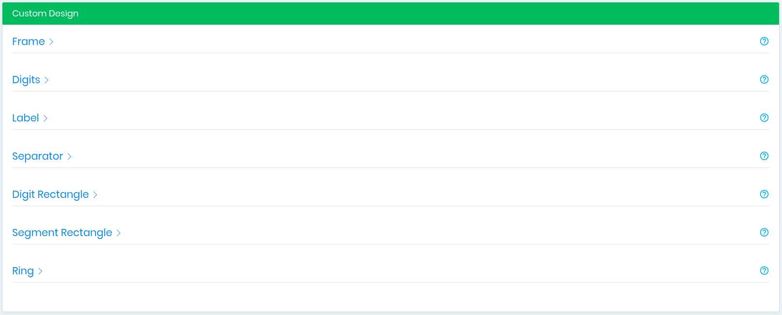 Additional design for timers