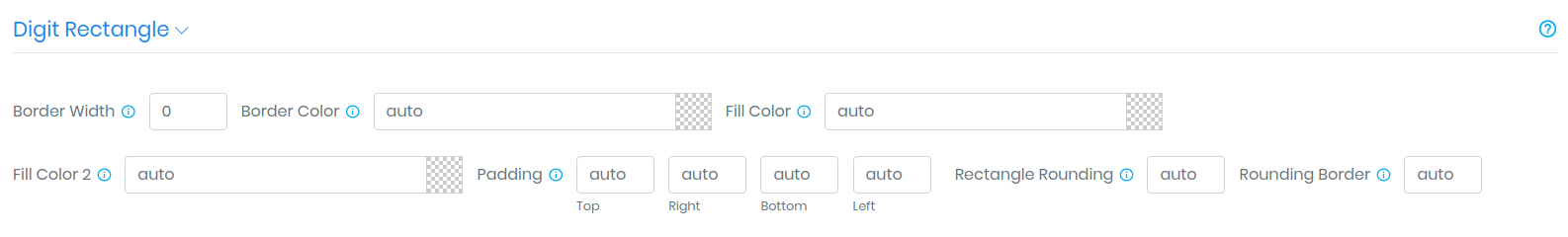 Rectangle in countdown timers