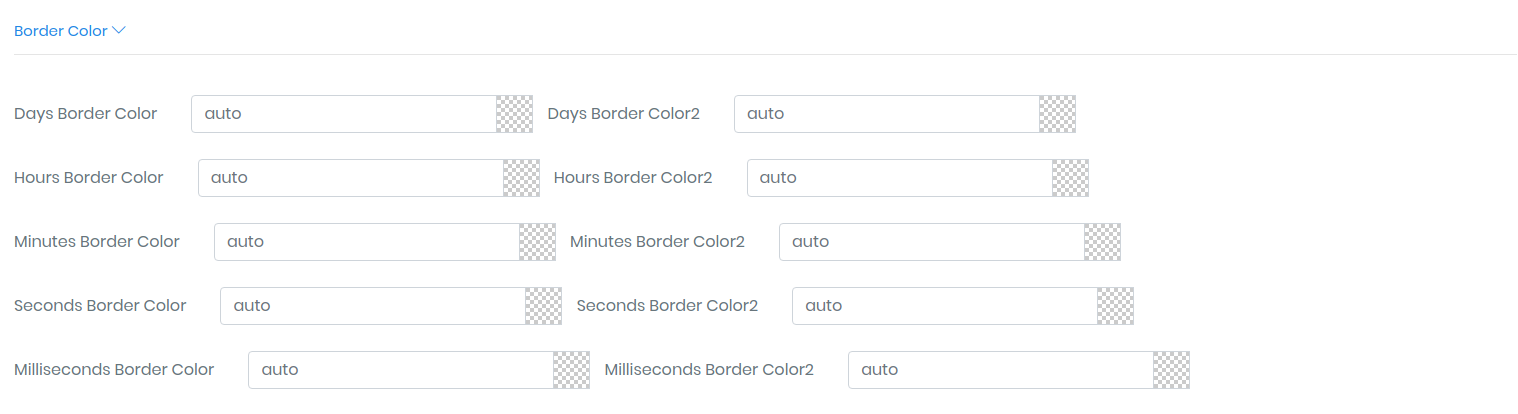 Digits countdown timer