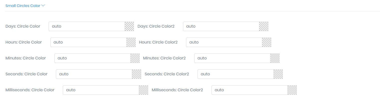 Digits countdown timer